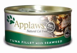 APPLAWS Tuna Fillet With Seaweed In Jelly Tin 156g