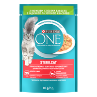 Purina One Sterilcat met kalkoen en sperziebonen 85g
