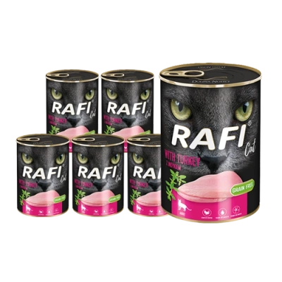 Dolina Noteci Rafi Kat Adult met kalkoen 12x400g