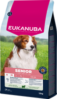EUKANUBA Oudere&Senior Kleine & Middelgrote rassen Lam & Rijst 12kg + VERRASSING VOOR UW HOND