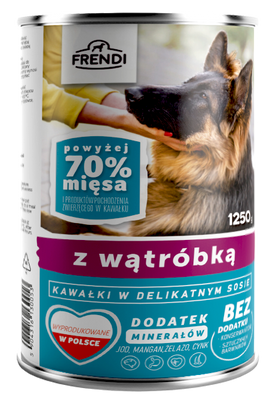 Frendi Stukjes in Delicate Lever Saus 1250g