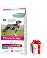 Eukanuba Daily Care Adult Mono-Proteïne Zalm 12kg + GRATIS een verrassing voor je hond!