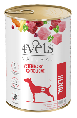 4Vets voor honden Nier 400g