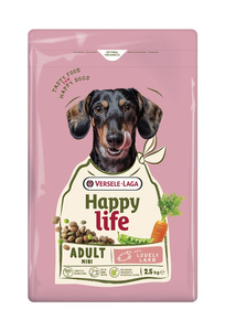 VERSELE-LAGA Happy Life Adult Mini Lamb 2.5kg - Voeding voor volwassen, kleine honden met lam