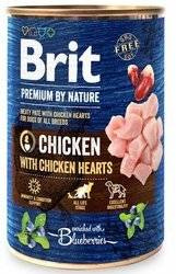 Brit Premium By Nature Kip met Kippenhartjes 800g