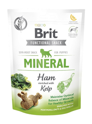 Brit Care Hond Functionele Snack Mineraal Ham Puppy 150g