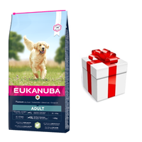Eukanuba Adult Large Breed Lamb&Rice 12kg + GRATIS een verrassing voor je hond!