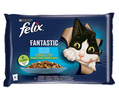 Felix Fantastische Landelijke Smaken in Zalm & Forel Gelei 4x85g