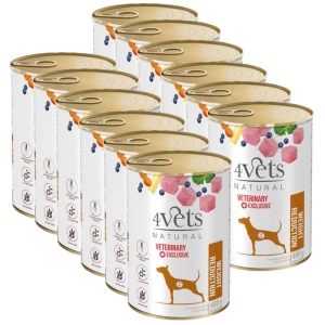 Dolina Noteci 4Vets For Dogs Gewichtsreductie 12x400g