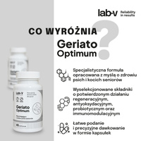 LAB-V Geriato Optimum - Gezondheidsondersteuning voor honden en katten 45 capsules