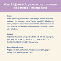 CAT CHOW Sensitive Kattenvoer met Zalm en Courgette in Saus 85g - 20 SIZEN + 6 GRATIS !!! + Groominghandschoen - Cat Chow GRATIS