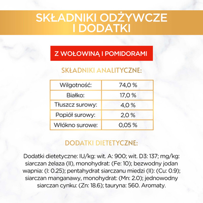 Purina Gourmet Gold Rundvlees Tomaat 85g