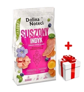 DOLINA NOTECI Premium kalkoen - gedroogd hondenvoer 9kg + GRATIS een verrassing voor je hond!