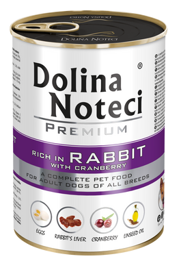 Dolina Noteci Premium Konijn met Veenbes 400g