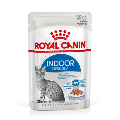 ROYAL CANIN Indoor Sterilised in gelei 12x85g