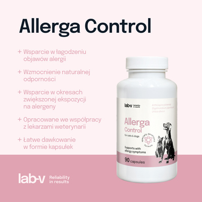 LAB-V Allerga Control - Ondersteuning bij allergiesymptomen 90 capsules 
