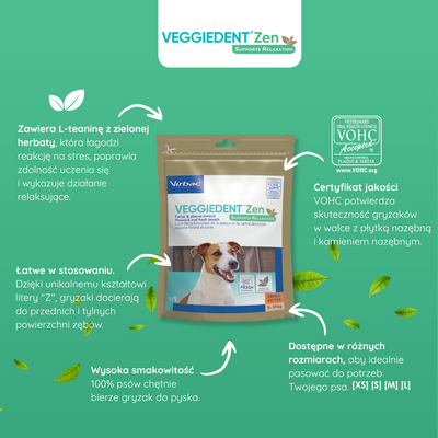 Virbac Veggiedent Zen Fresh Bite XS (<5kg) 15st 