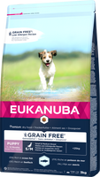 Eukanuba Puppy&Junior Small/Medium Grain Free Salmon 3kg 