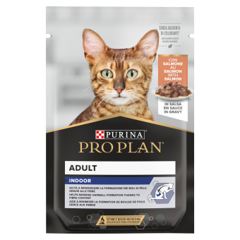 Purina Pro Plan Indoor Adult met zalm voor katten 85g