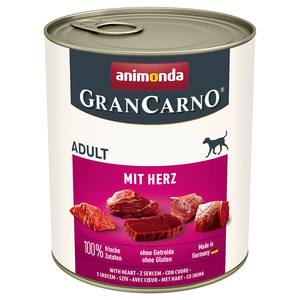 ANIMONDA GranCarno Adult Hondensmaak: met hartjes 800g