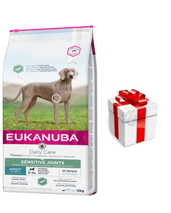 Eukanuba Daily Care Sensitive Joints 12kg + GRATIS een verrassing voor je hond!