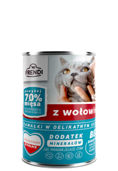 Frendi Stukjes in Zachte Saus met Rundvlees 400g