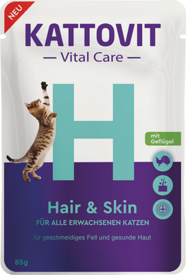 Kattovit Vitale Verzorging Haar & Huid 85g