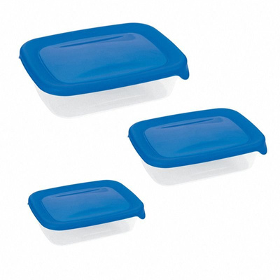 Curver Fresh&Go Voedselcontainerset Geel 2l+1l+0,5l