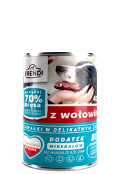 Frendi Stukjes in Zachte Saus met Rundvlees 400g