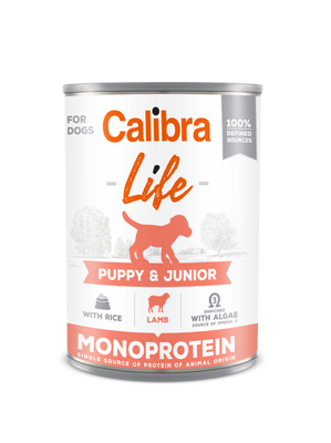 CALIBRA Dog Life Puppy & Junior Lam met rijst 400g