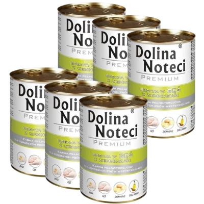 Dolina Noteci Premium Gans met Aardappelen 6x400g