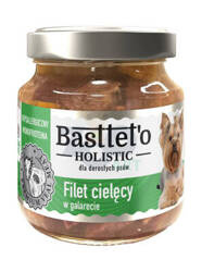 Basttet'o Holistic kalfsfilet in galette voor honden 130g