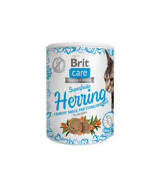 Brit Care Kattensnack Supervruchten Haring 100g