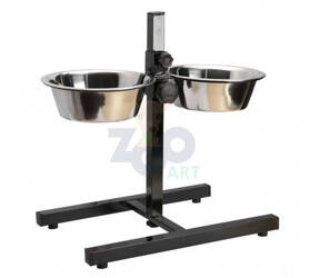 Kommen op verstelbare standaard 2 x 2,8L dia 24cm