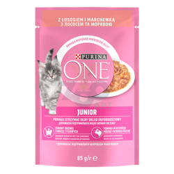 Purina One Junior Kittenvoer met zalm en wortels 85g