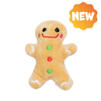 UNIQ PETS PLUS TOY PURRNIP Peperkoekman met kattenkruid 7x6cm