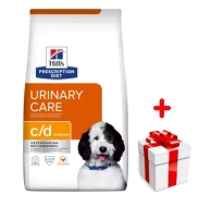 Hill's PD Prescription Diet Canine c/d Urinary Care 12kg + GRATIS een verrassing voor je hond!