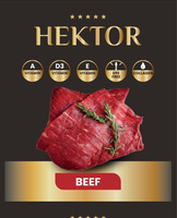 Hektor Premium Hondenvoer Rundvleesreep 900g
