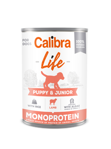 CALIBRA Dog Life Puppy & Junior Lam met rijst 400g