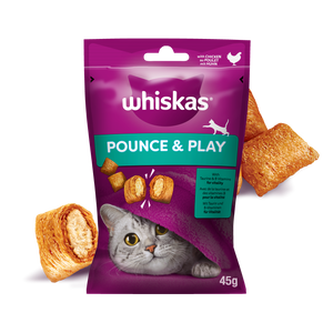 WHISKAS Energie en Vitaliteit 45g kattensnoepje, met kip