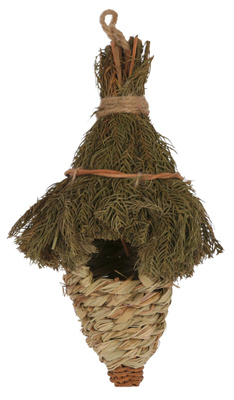 KERBL Hangend vogelnestje van gras, 27 cm x Ø 12 cm