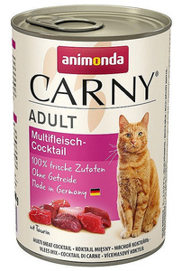 ANIMONDA Cat Carny Adult smaak: multivleescocktail 400g