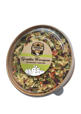 KORONA NATURY Groentebed voor knaagdieren en konijnen 150g