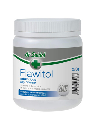 Laboratorium DermaPharm Dr Seidel Flawitol voor Volwassen Honden 200 Tabletten