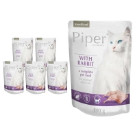 Dolina Noteci Piper voor gesteriliseerde katten met konijn 10x100g