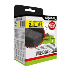 AQUAEL Turbo 500 MediaSet 2st sponsfilterpatroon