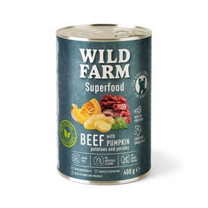 Wild Farm Superfood Rund 400g graanvrij hondenvoer
