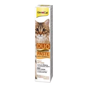 GIMBORN Gim Kattenpasta Anti-Haarbal Duo mout met kaas 50g