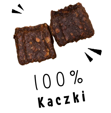 Paka Zwierzaka Chunkies 100% Eend 80g 