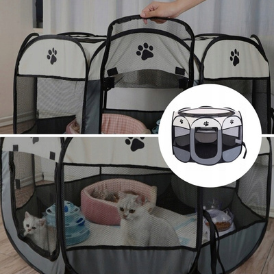 Opvouwbare box, hondenbed, honden- of kattenkooi -70x70 000313
